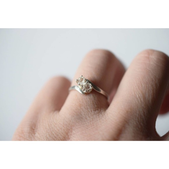 alternative raw diamond engagement ring raw crystal size 4 5 6 7 8 8 9 1… - Picture 10 of 10